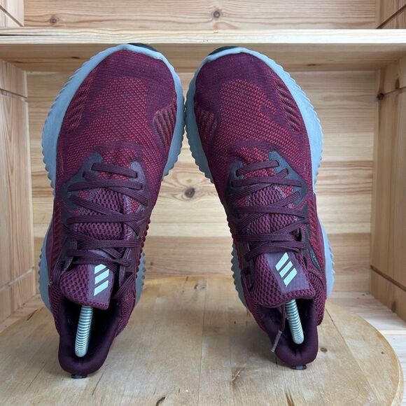 Adidas Maroon & Grey Alphaboost Athletic Sneaker Shoes Mens Size 6.5 main image 4